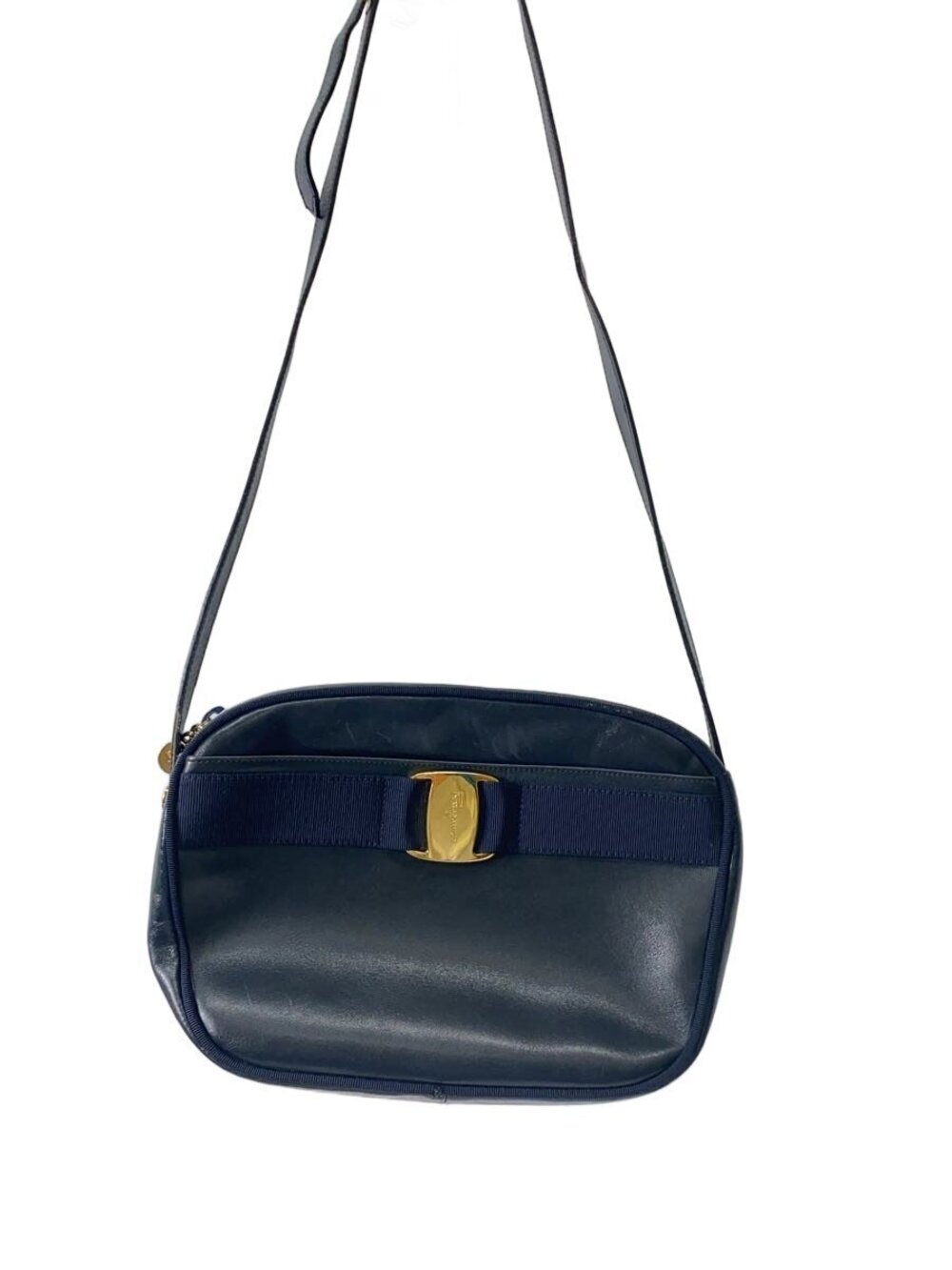 Salvatore Ferragamo Shoulder Bag Navy Blue